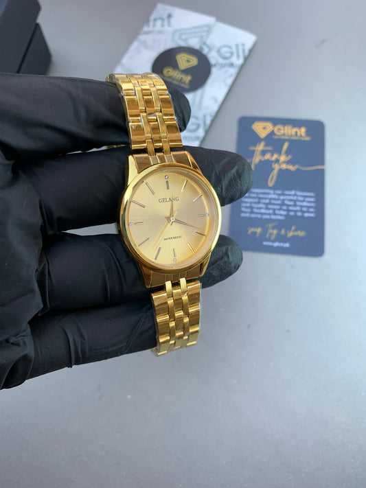 Ladies watch+stainless steel+water resistance