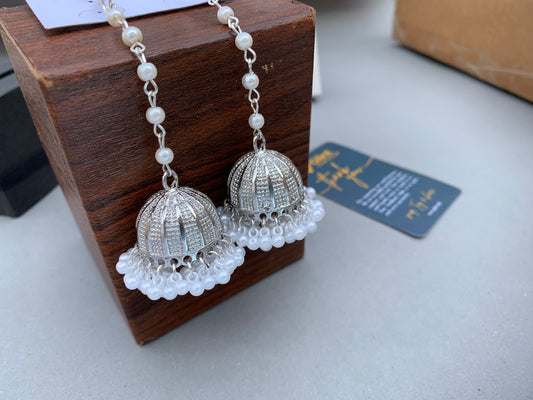 Sliver Jhumka