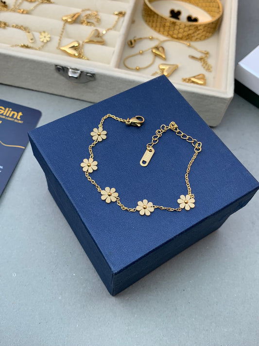 Flower Bracelet | Stainless Steel