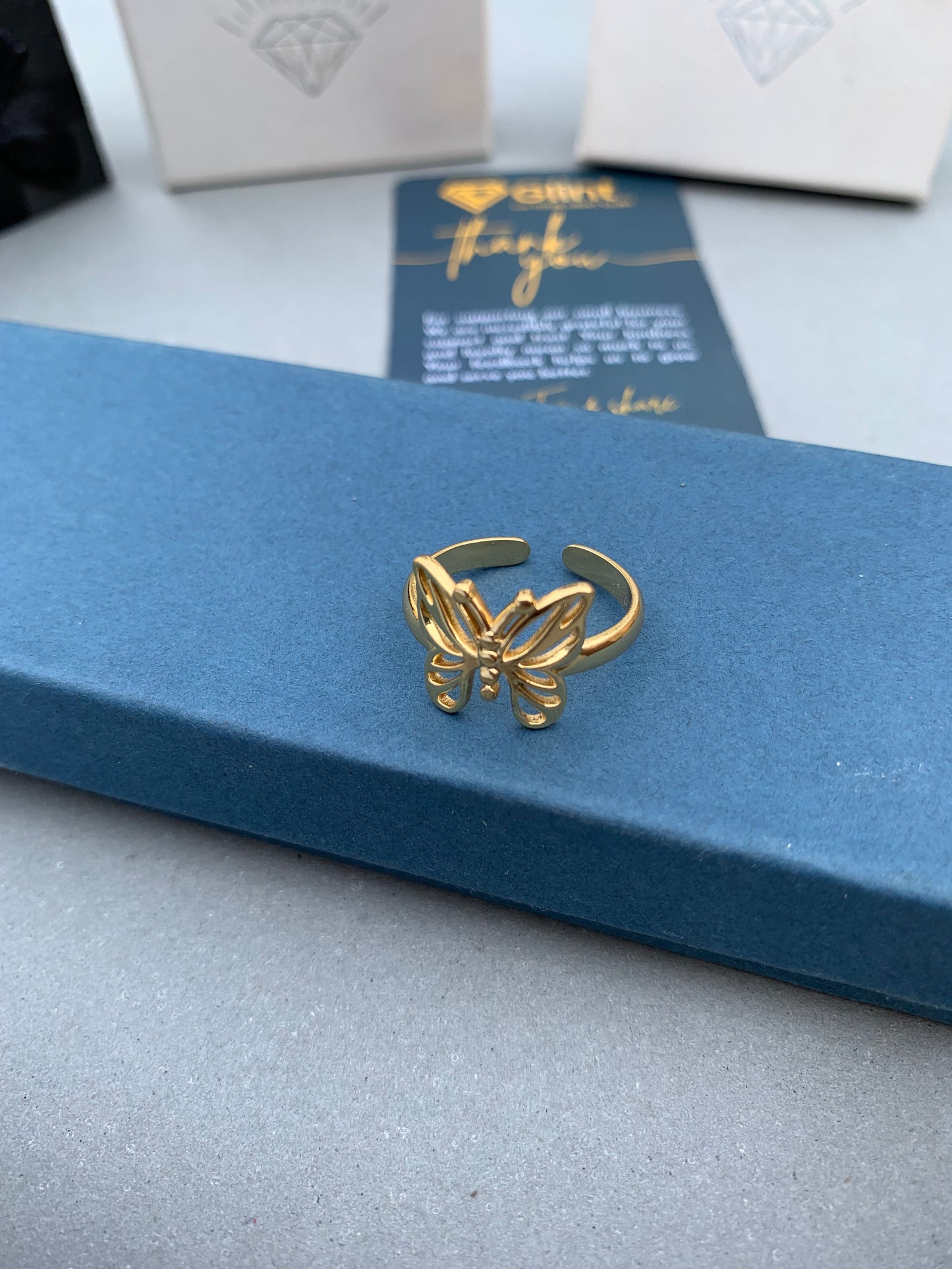 Simple Butterfly Ring✨
