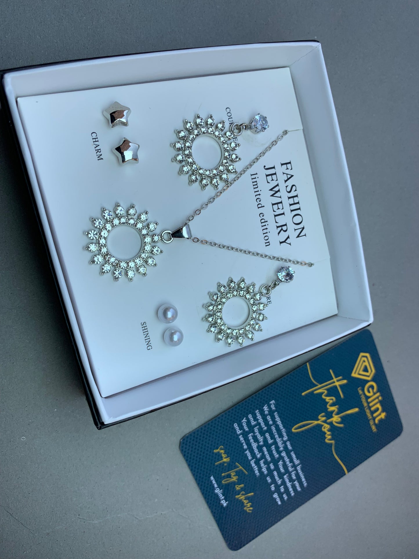 Silver Fashion jewelry Set