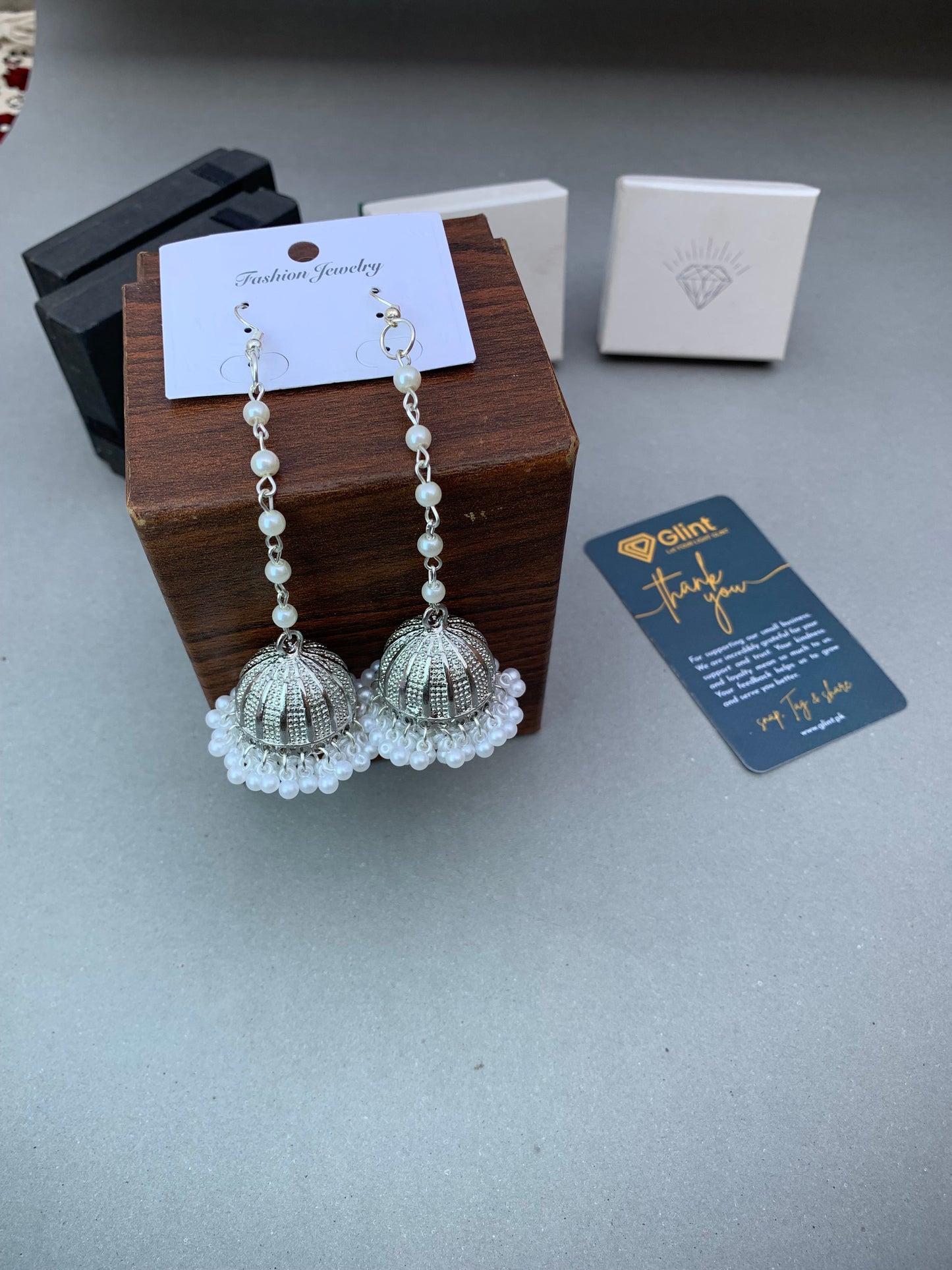 Sliver Jhumka
