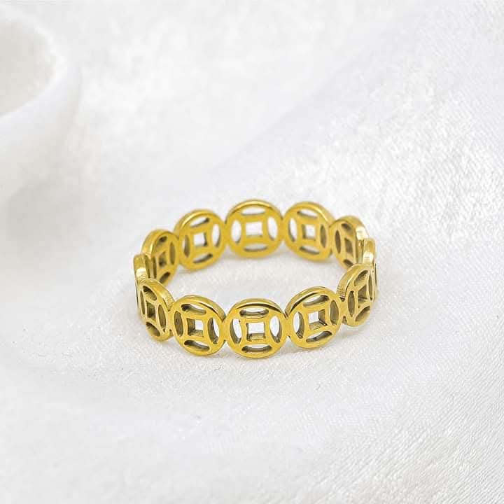 Ring, Stainless Steel Coin