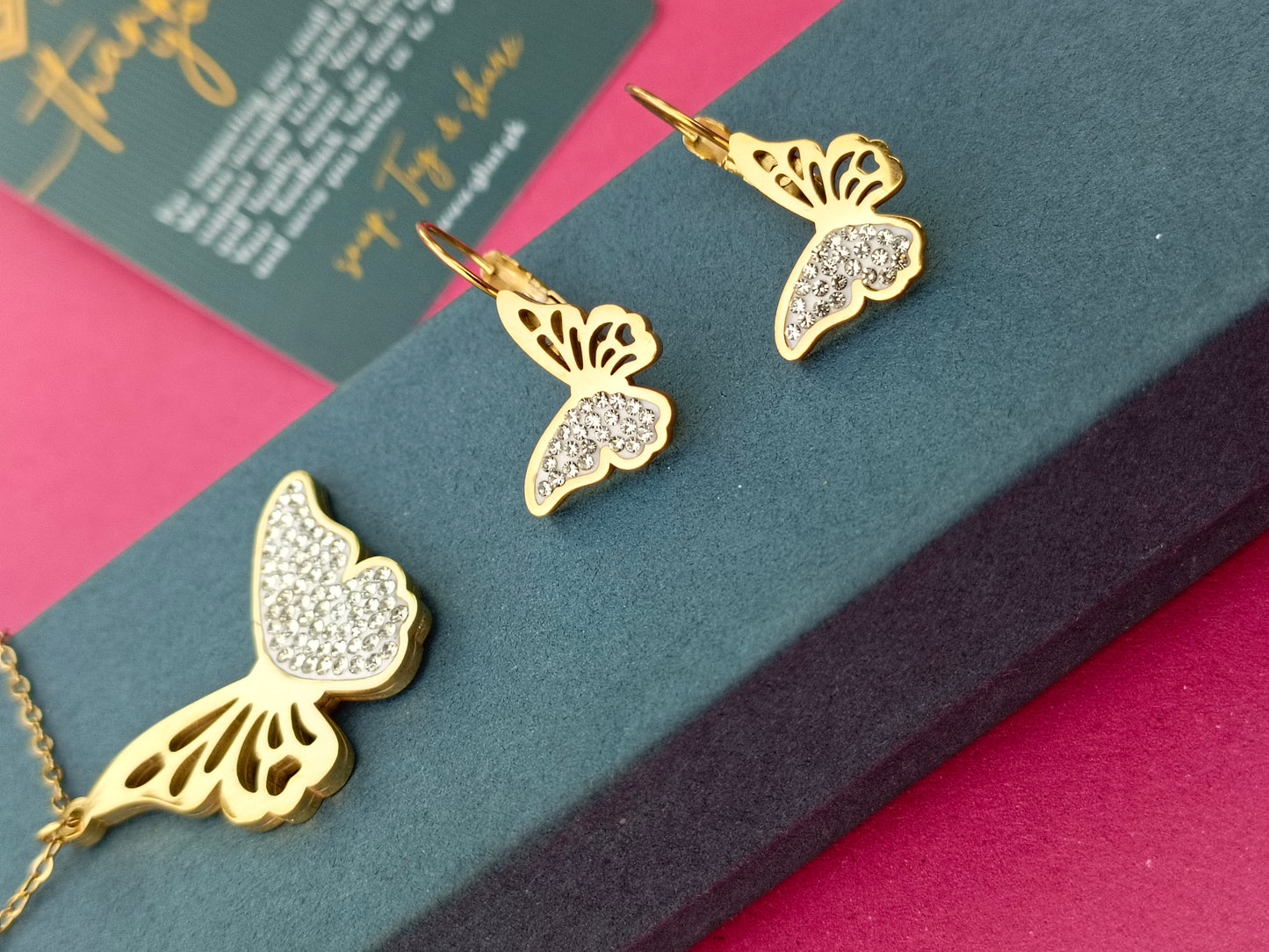 Butterfly pendent Set (11)