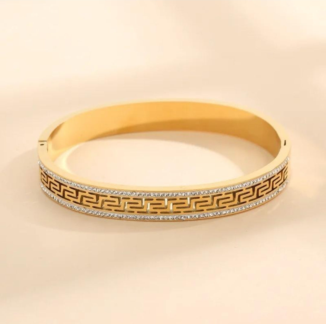 Premium Quality Stainless Steel 316L Quality Handcuffs Glint Bangle Elegant & Stylish