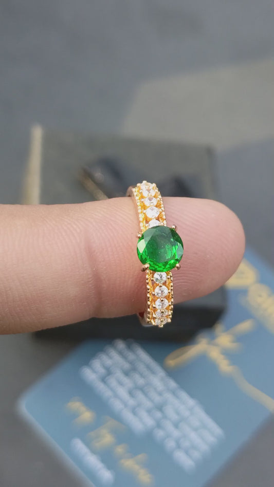 Ring Green+Golden