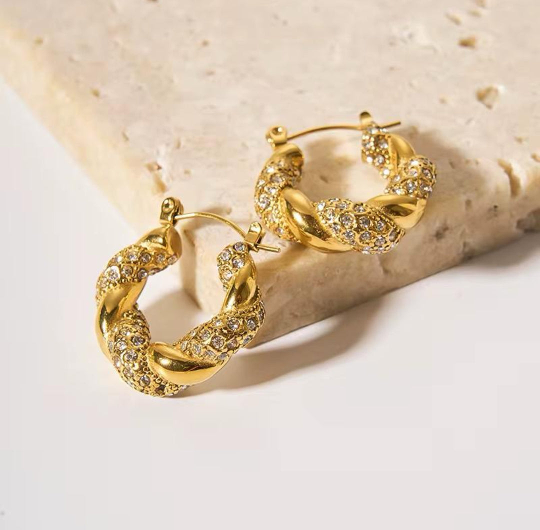 Twisted earrings