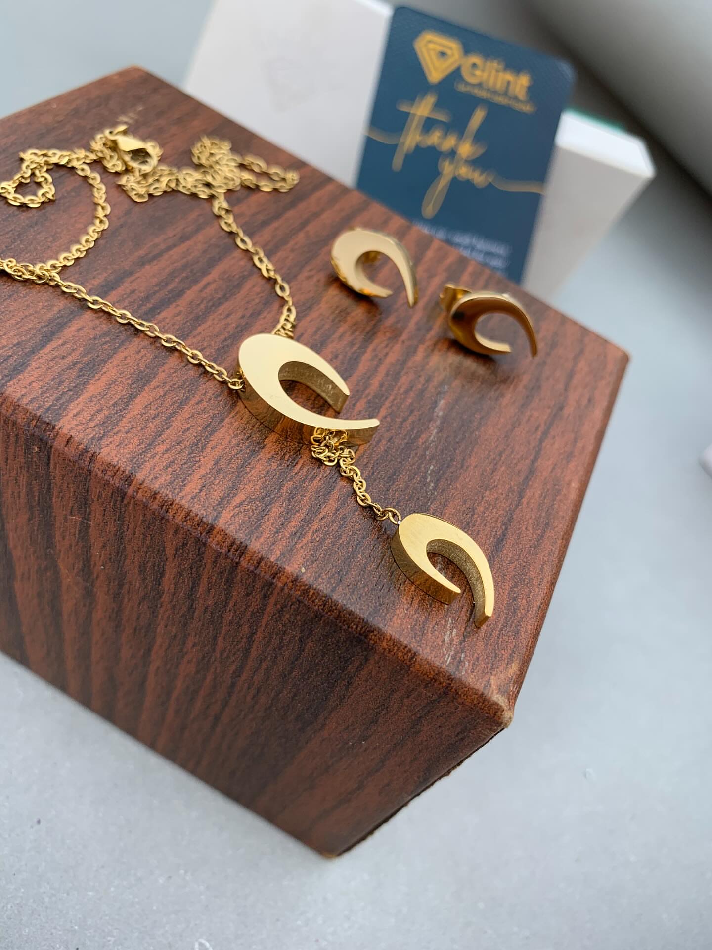 Crescent moon shap Set | Stainless steel