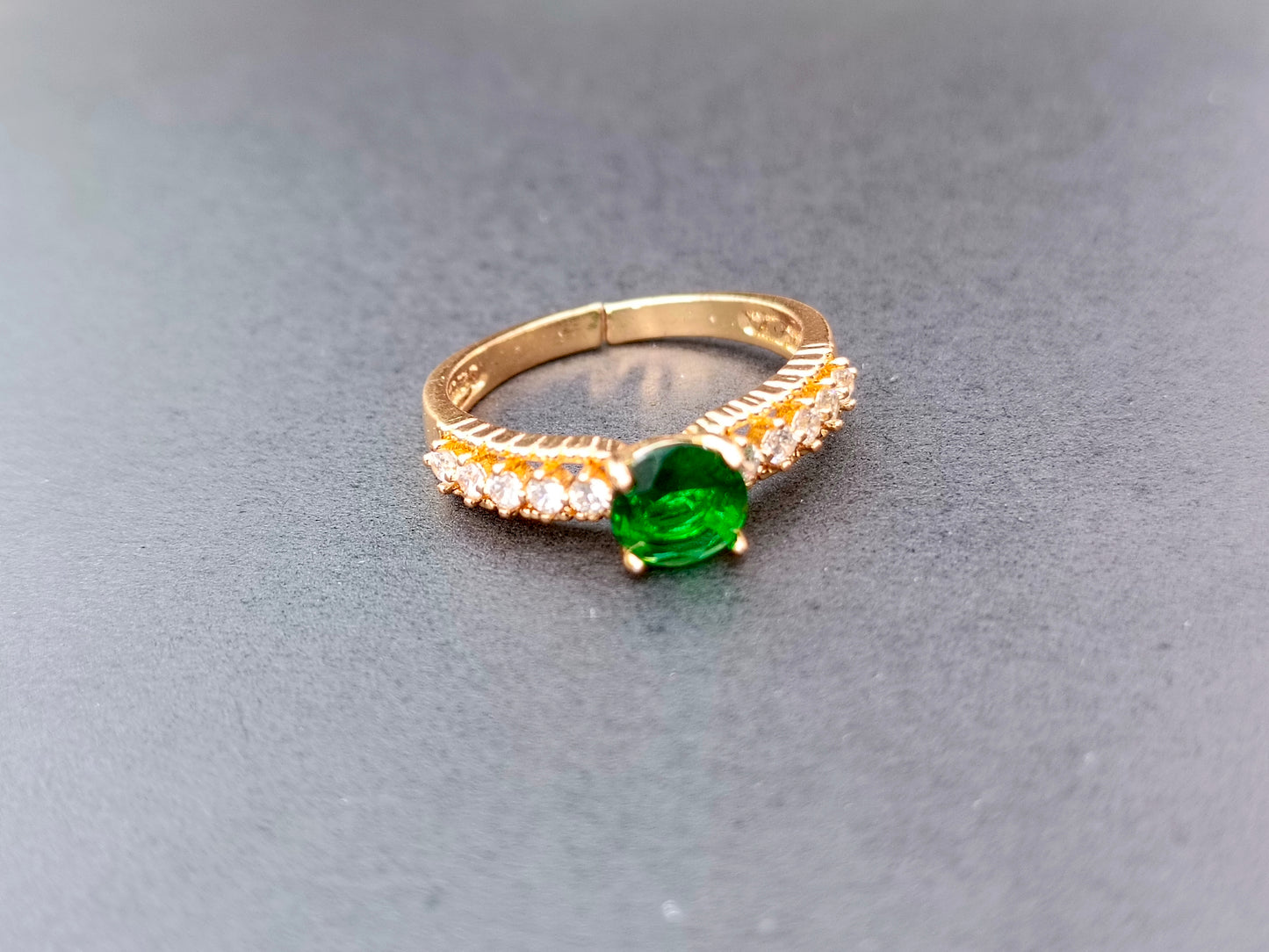 Ring Green+Golden