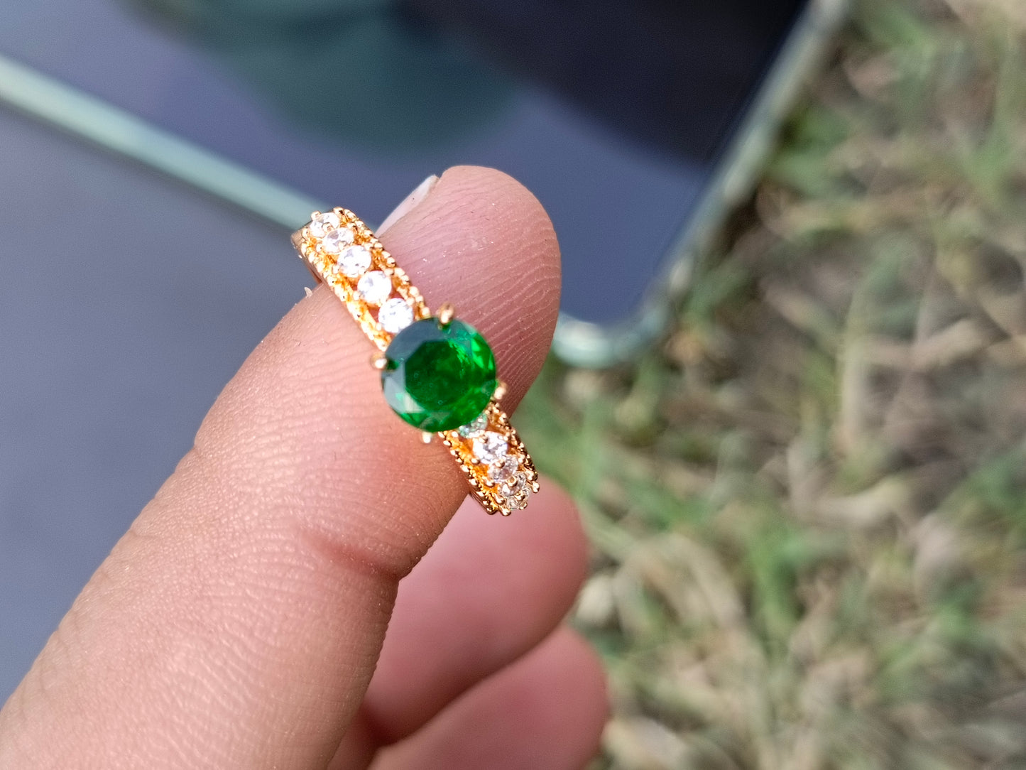 Ring Green+Golden