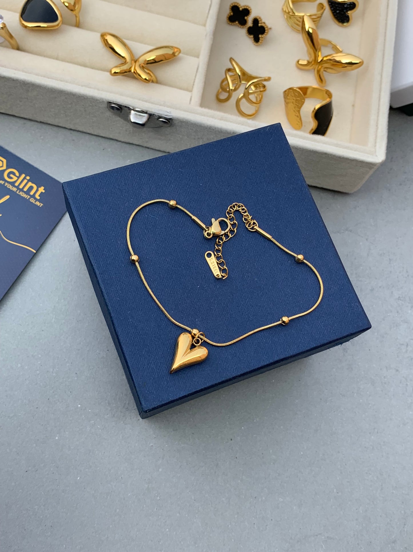 Heart-Bracelet Stainless Steel