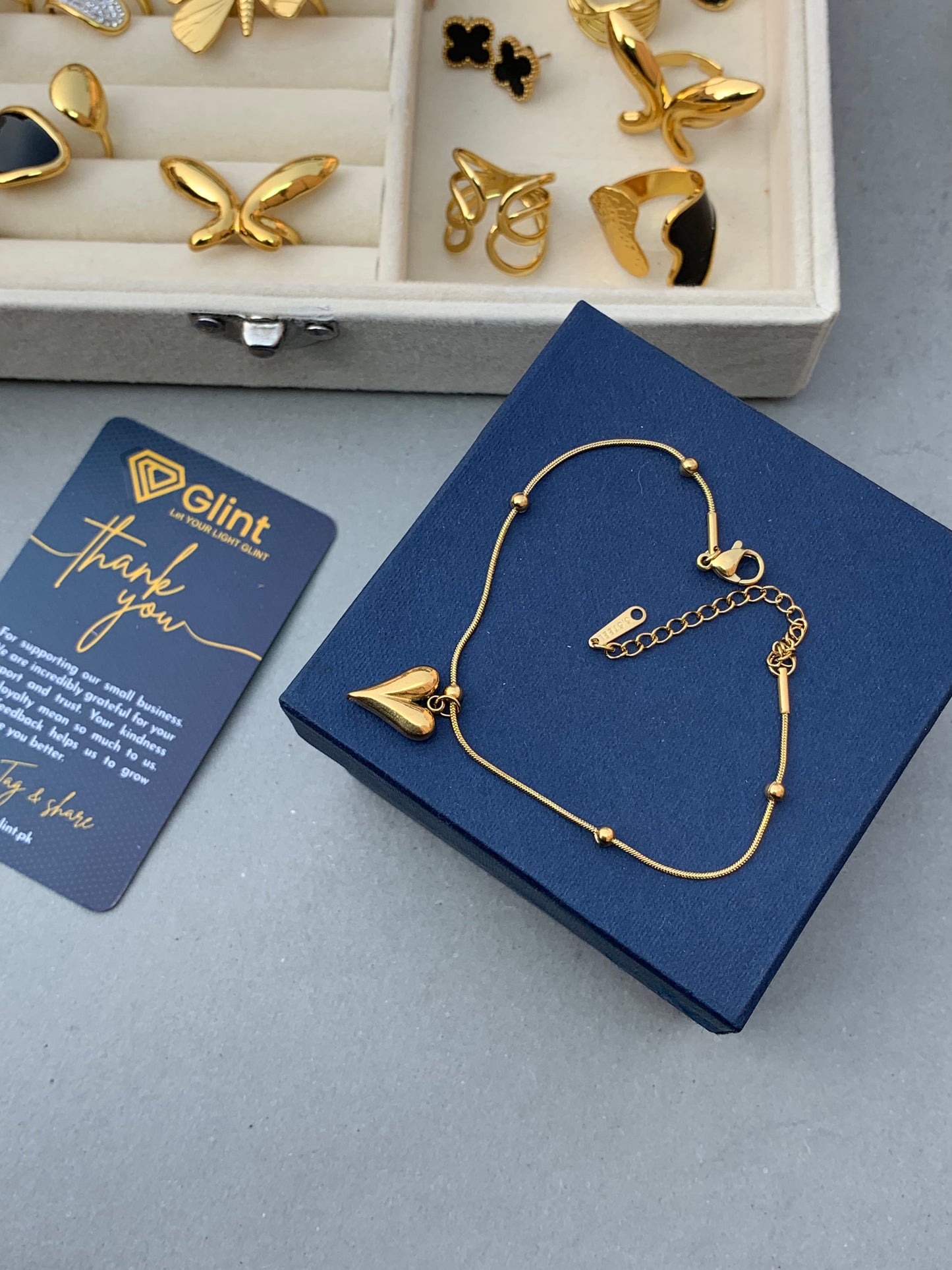 Heart-Bracelet Stainless Steel