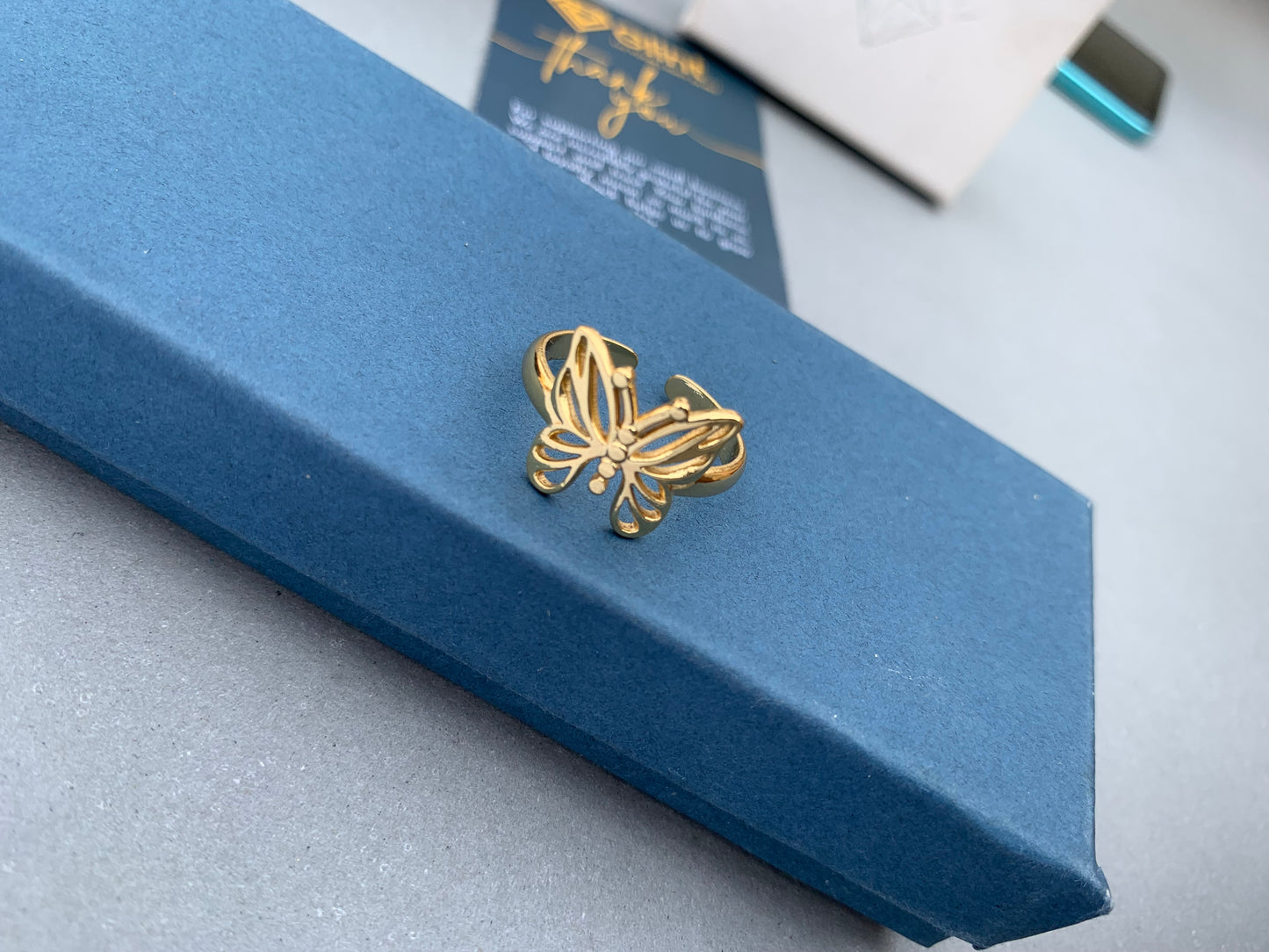 Simple Butterfly Ring✨