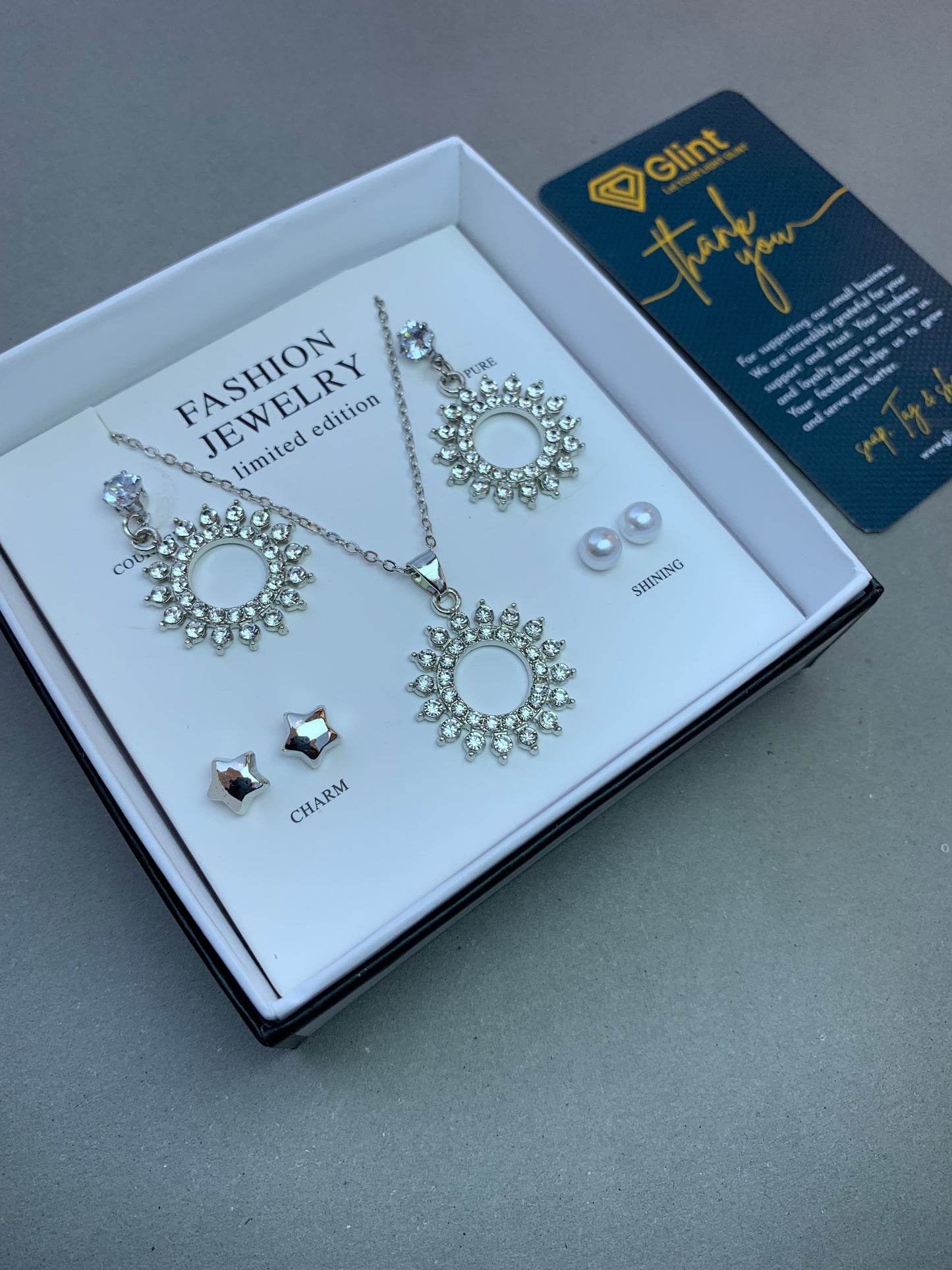 Silver Fashion jewelry Set