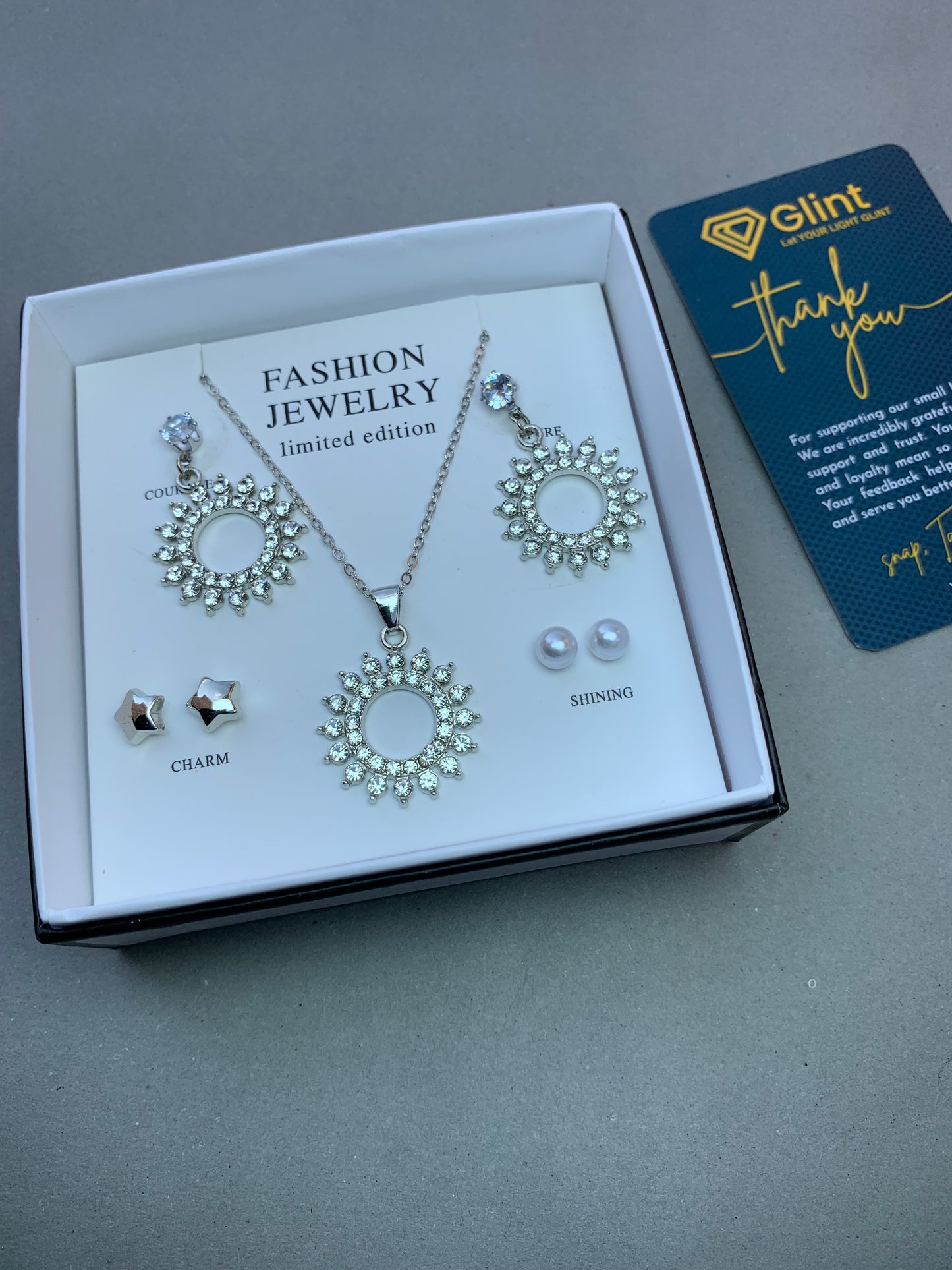 Silver Fashion jewelry Set
