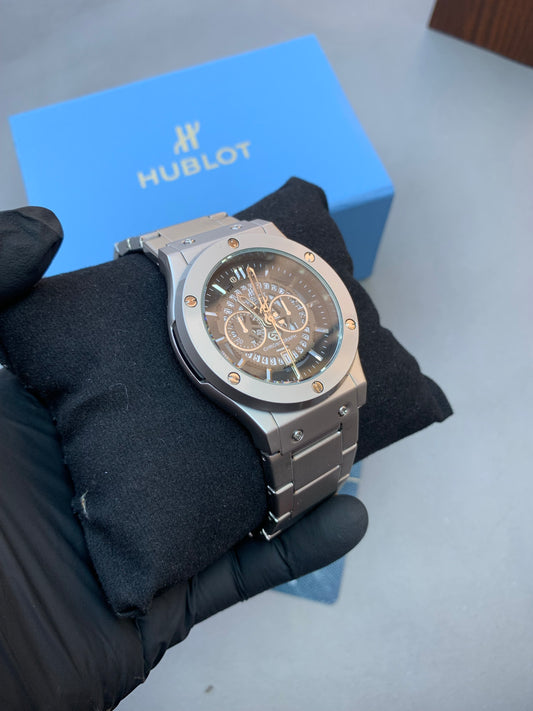 Premium Silver Man watch