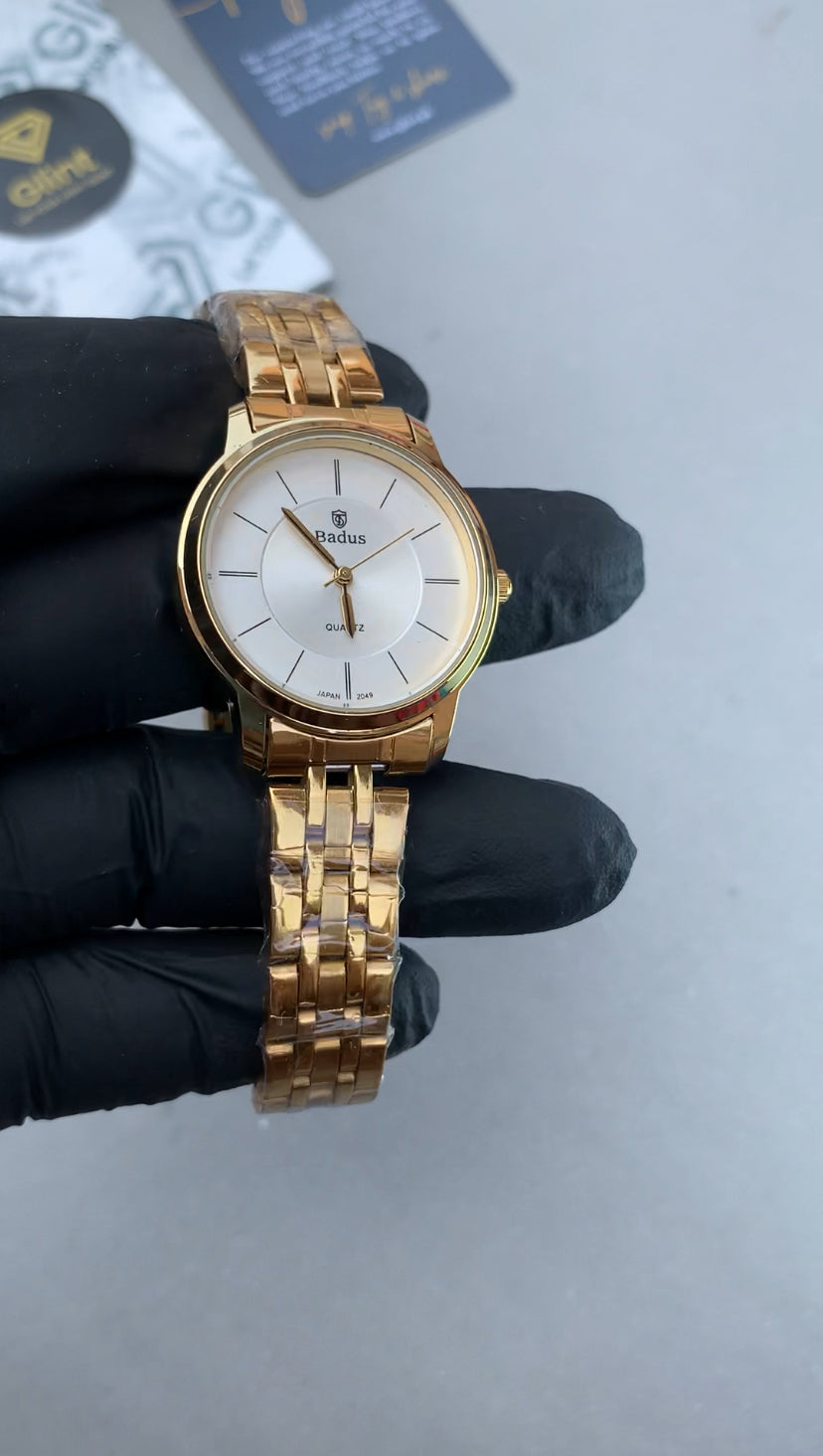 Ladies watch+stainless steel+water resistance