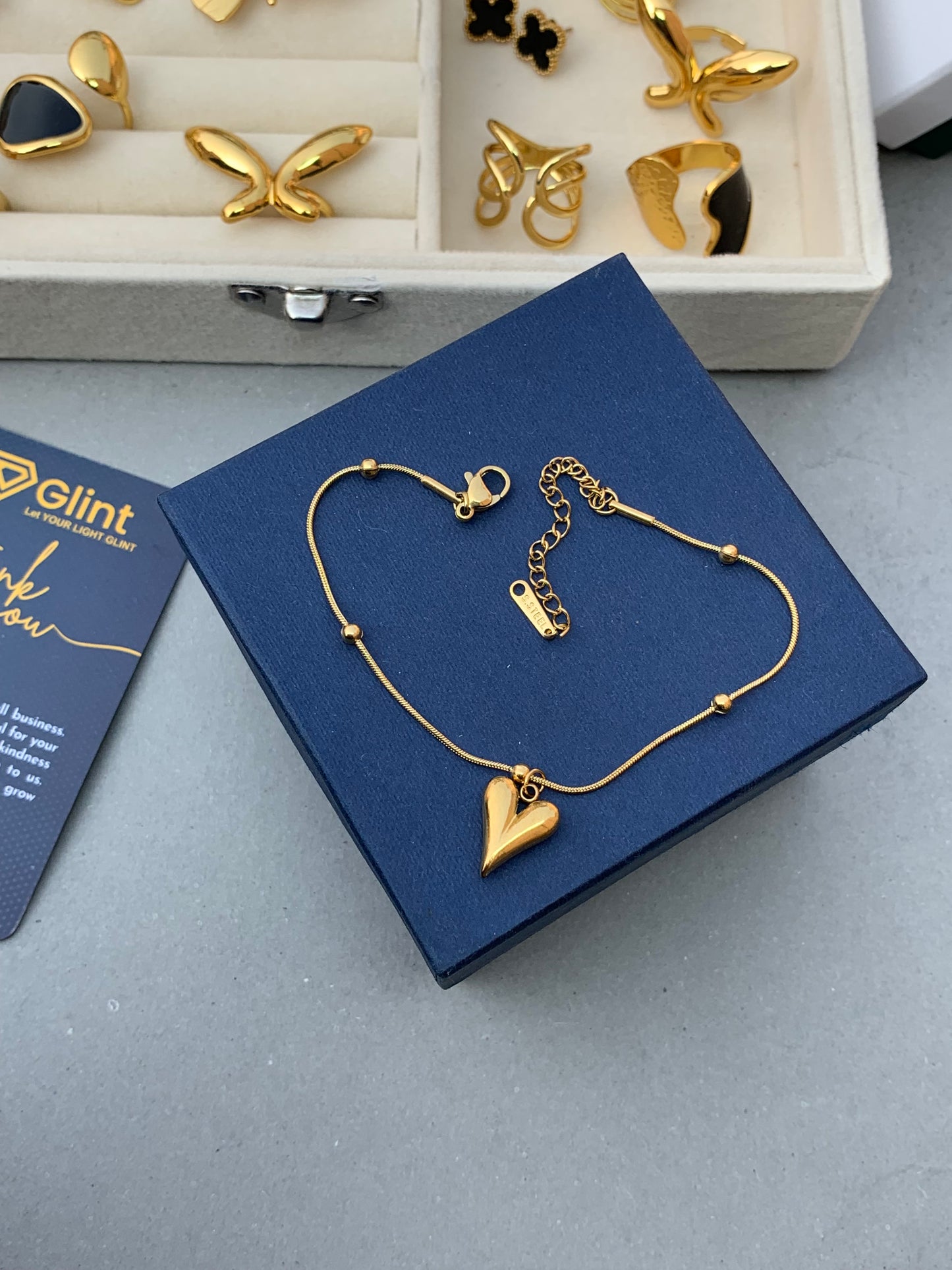 Heart-Bracelet Stainless Steel