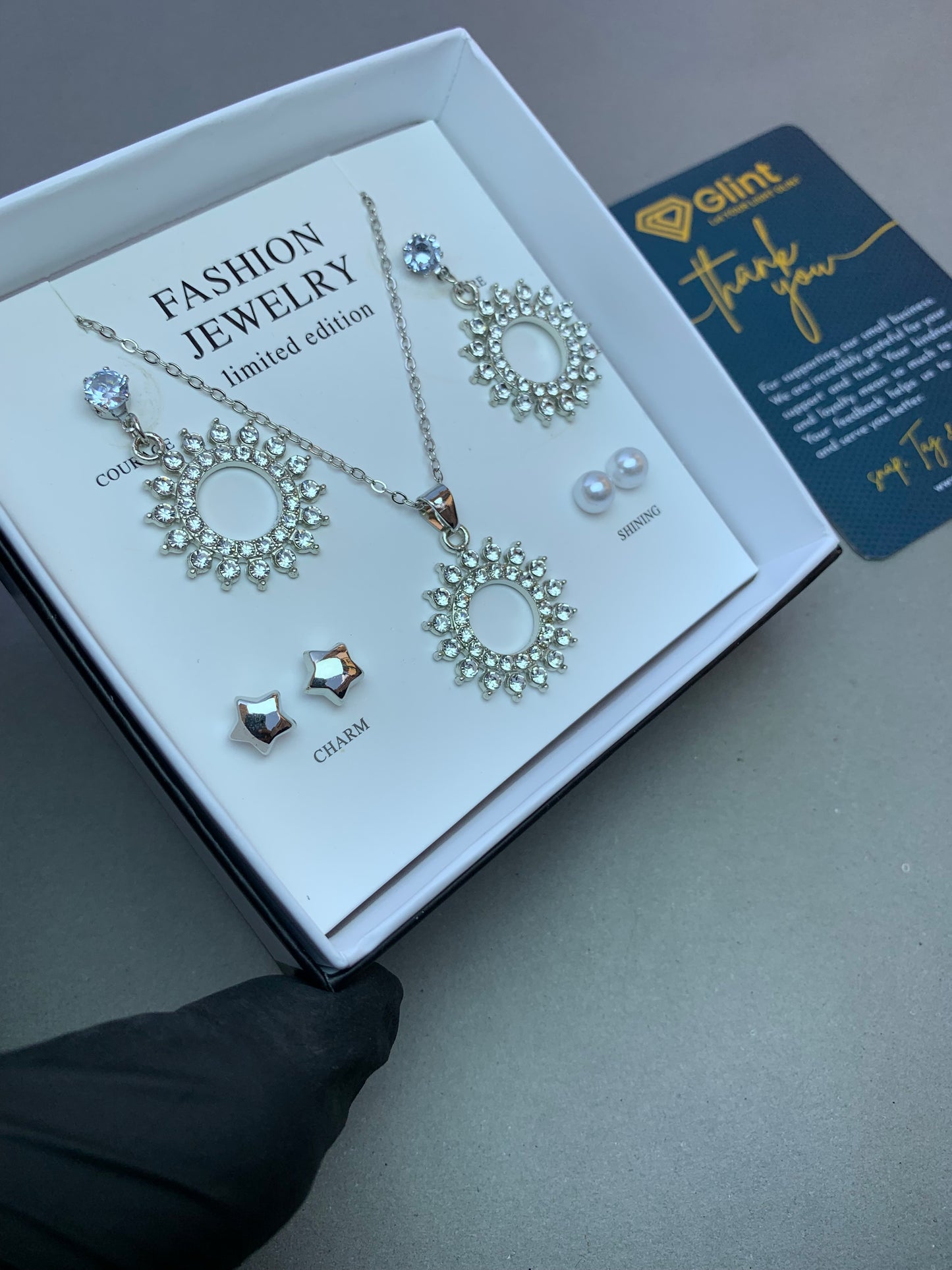 Silver Fashion jewelry Set