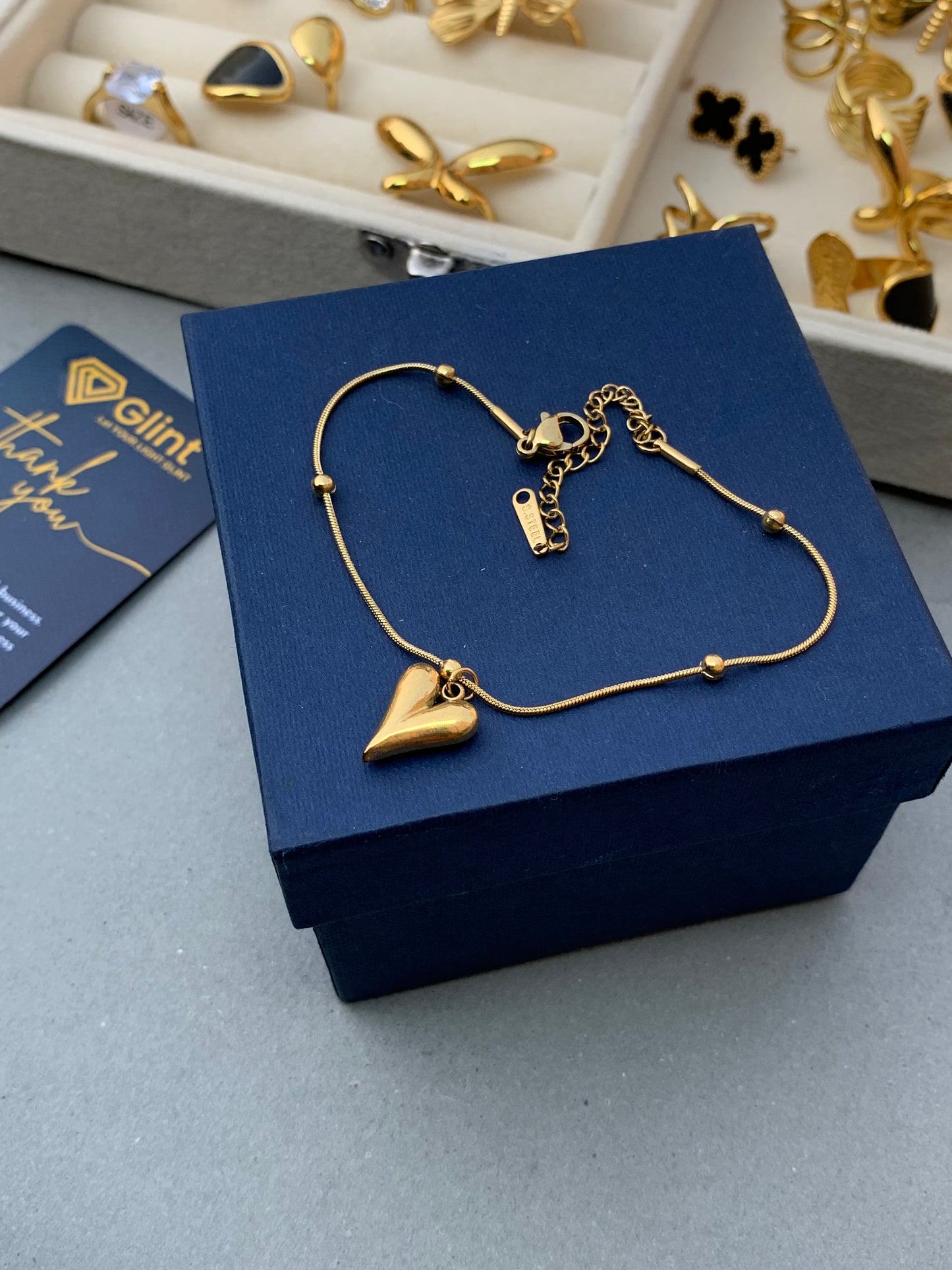 Heart-Bracelet Stainless Steel