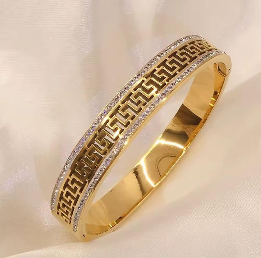 Premium Quality Stainless Steel 316L Quality Handcuffs Glint Bangle  Elegant & Stylish