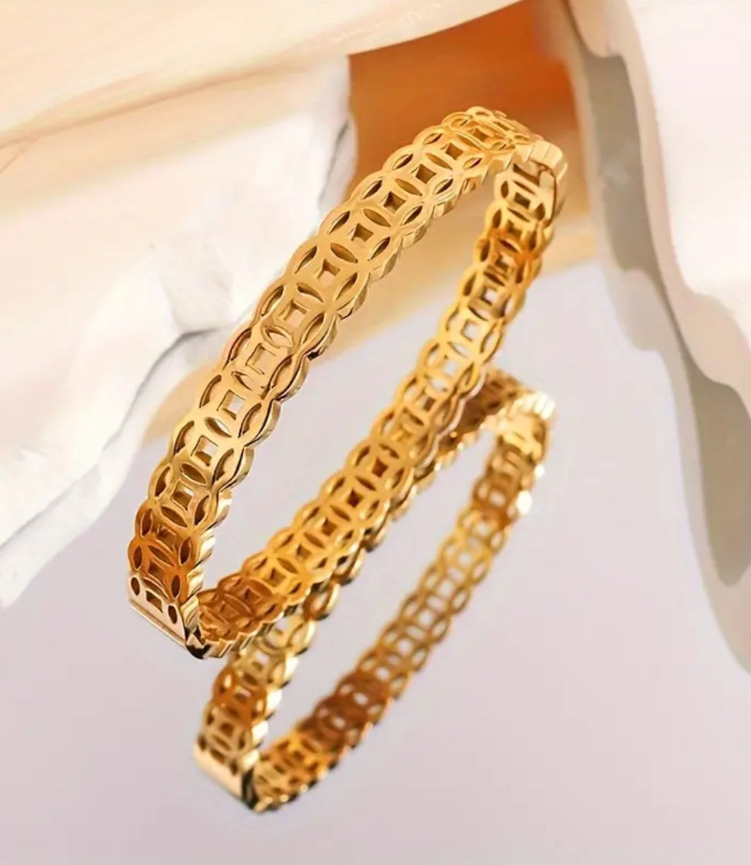 Bracelet, Stainless Steel Coin