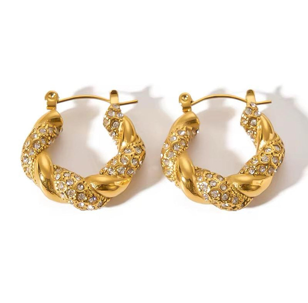 Twisted earrings