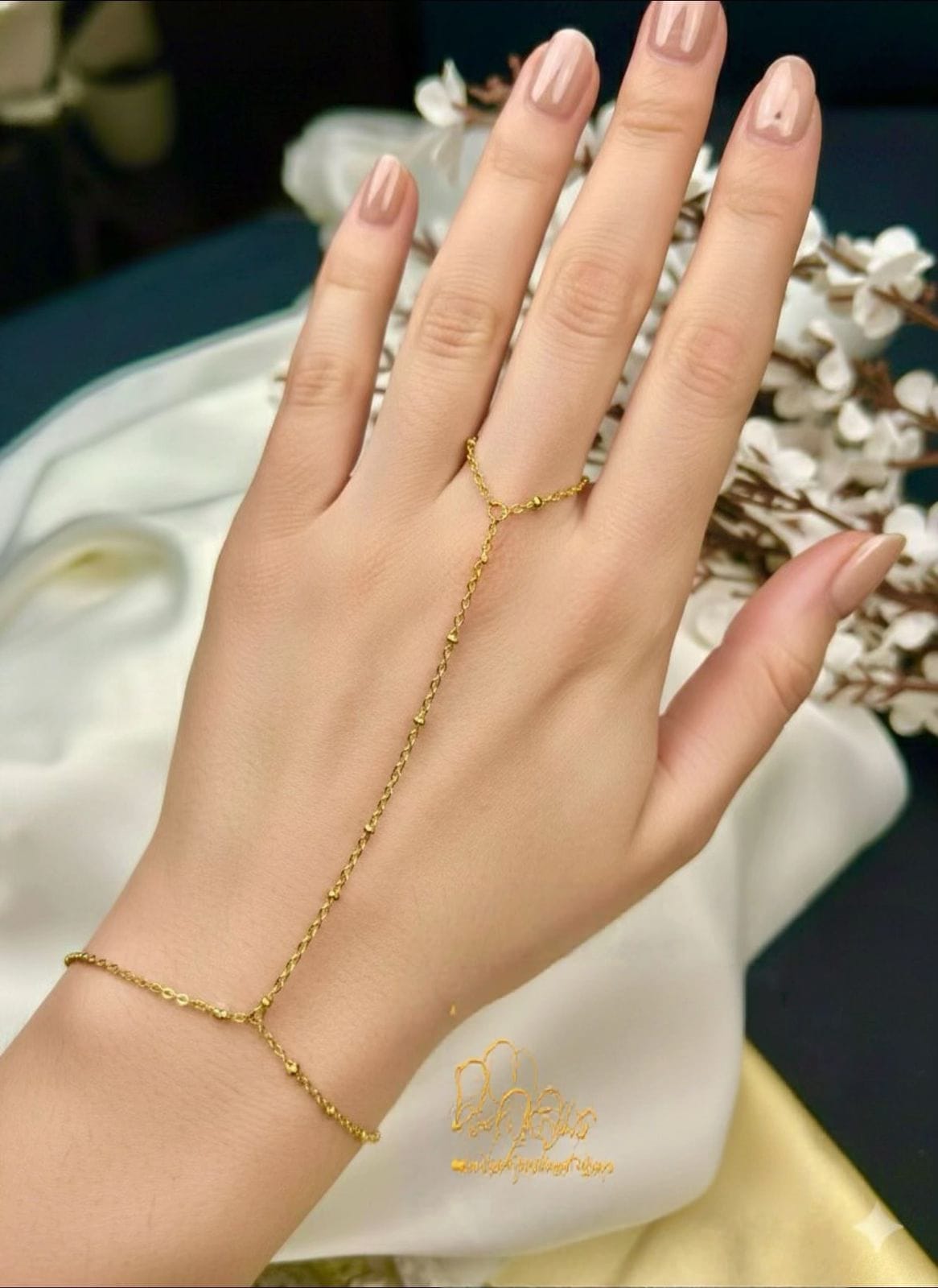 Golden Grace Hand Chain