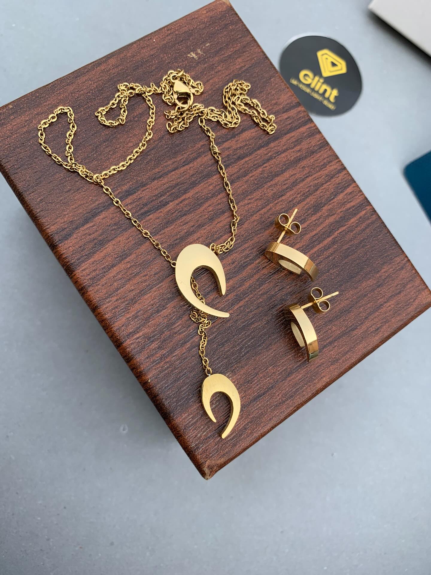 Crescent moon shap Set | Stainless steel