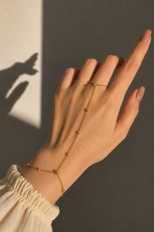 Golden Grace Hand Chain