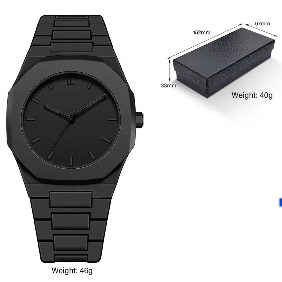 Black Arabic Aura Fiber Watch