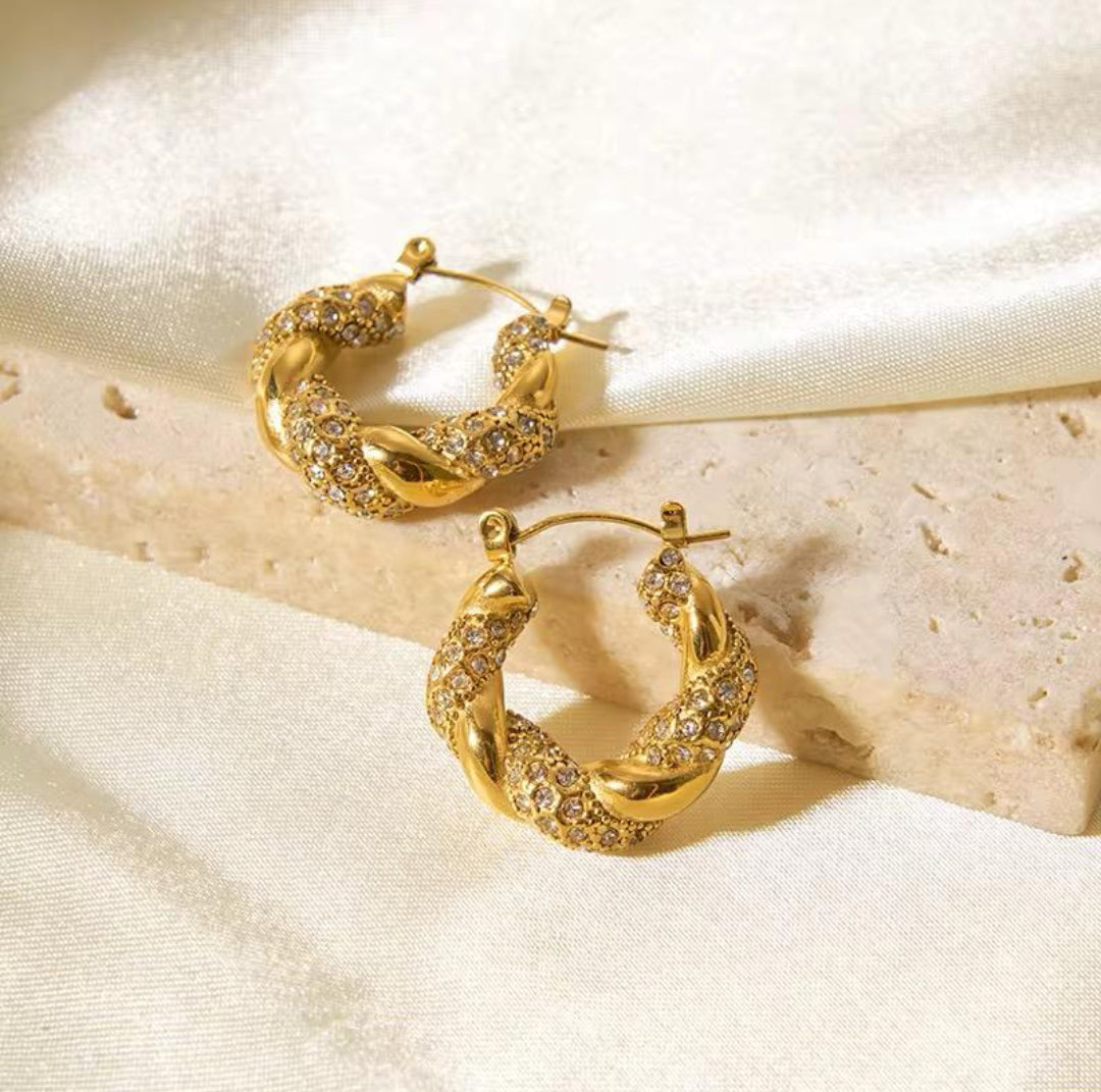 Twisted earrings