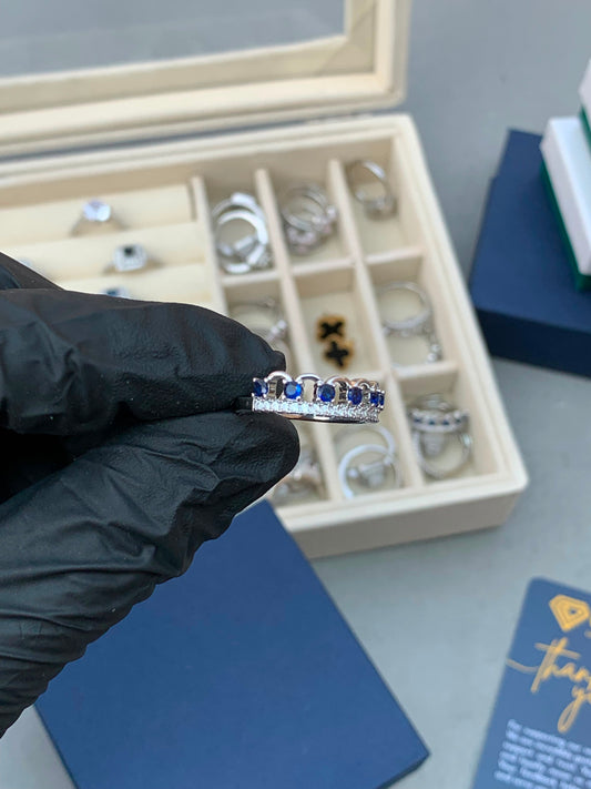 Blue zercon Ring
