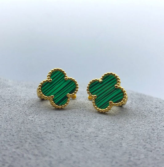 Green Clover studs