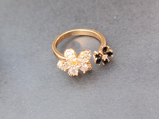 Ring Black+Golden